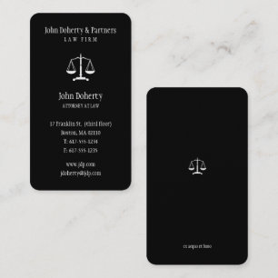 Carte De Visite Procureur   Élégant