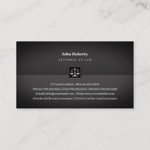 Carte De Visite Procureur   Scales de justice