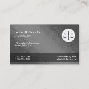 Carte De Visite Procureur Scales de justice