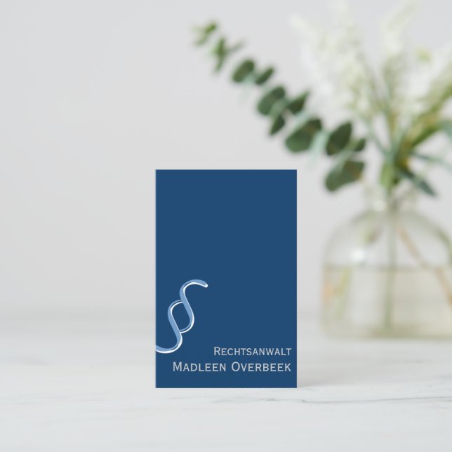 Carte De Visite Procureur Visitenkarten (Debout devant)