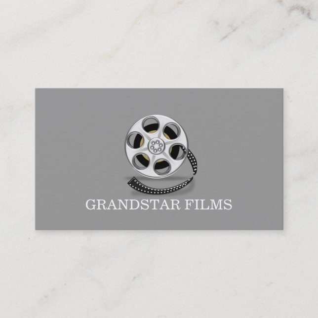 Carte De Visite Producteur de films Clapperboard (Devant)
