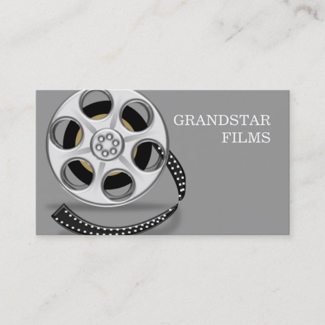 Carte De Visite Producteur de films Clapperboard (Devant)
