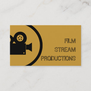 Carte De Visite Producteur de films de réalisateur moderne