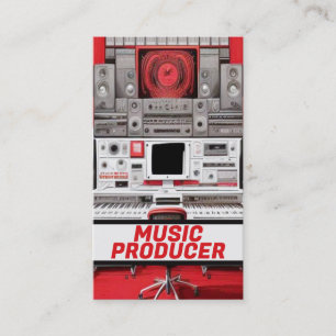 Carte De Visite Producteur de musique Production de musique