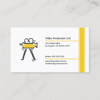 Carte De Visite Production vidéo