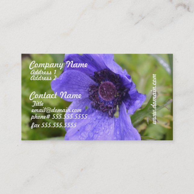 Carte De Visite Produit de personnaliser (Devant)