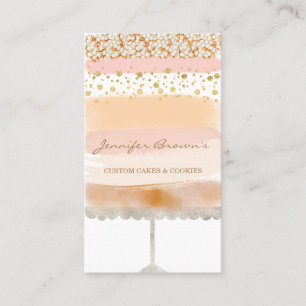 Carte De Visite Produits de boulangerie Décoration de gâteau desse
