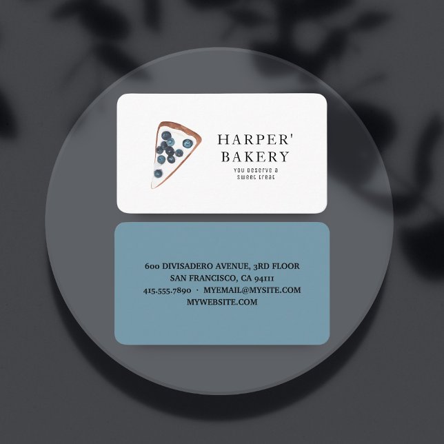Carte De Visite Produits de boulangerie moderne commerce professio (Créateur téléchargé)