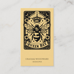 Carte De Visite Produits de miel de rucher de abeille Tarot miel 