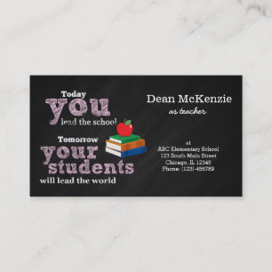 Carte De Visite Professeur