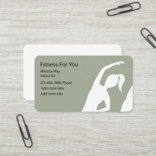 Carte De Visite Professeur de fitness