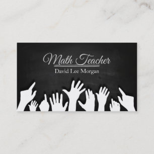 Carte De Visite Professeur de mathématiques