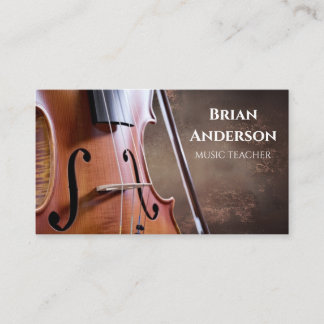 Carte De Visite Professeur de musique