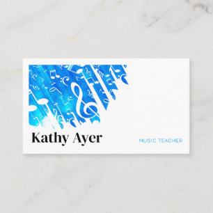 Carte De Visite Professeur de musique