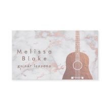 professeur de musique faux rose or guitare sur mar