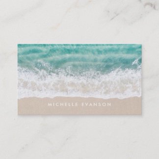 Carte De Visite Professeur de natation Surf professionnel Beach Wa
