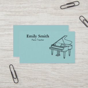 Carte De Visite Professeur de piano