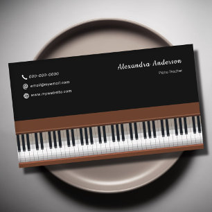 Carte De Visite Professeur de piano