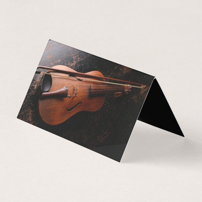 Carte De Visite Professeur de violon (Devant)