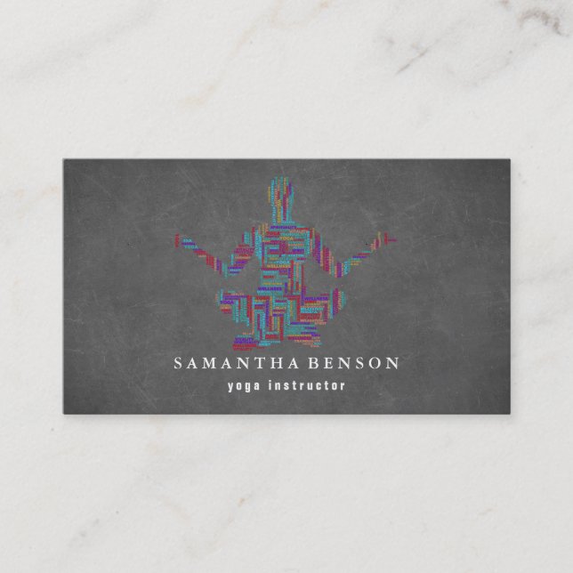 Carte De Visite Professeur de yoga (Devant)