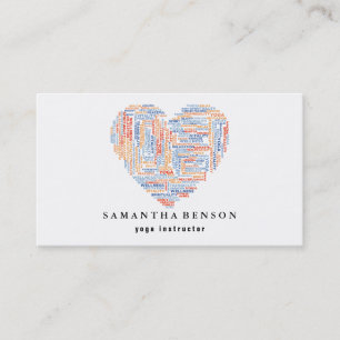 Carte De Visite Professeur de Yoga