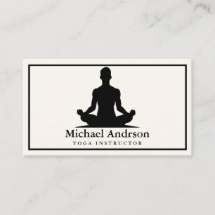 Carte De Visite Professeur de Yoga