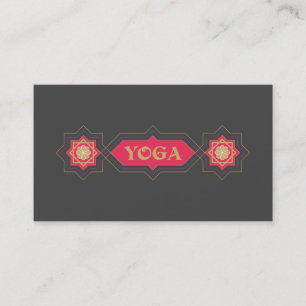 Carte De Visite Professeur de Yoga, Cours