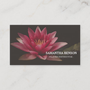 Carte De Visite Professeur de Yoga Pilates Lotus