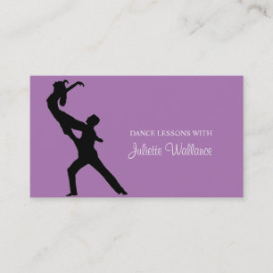Carte De Visite Professional Dance Studio, Instructeur Business