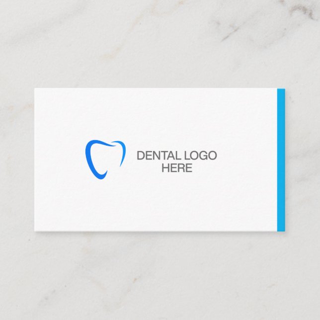 Carte De Visite Professional Dentist Business Presentation Card (Devant)