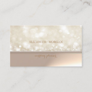 Carte De Visite Professional Elegant Chic Bokeh