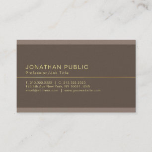 Carte De Visite Professional Elegant Creative Pearl Finish Luxury