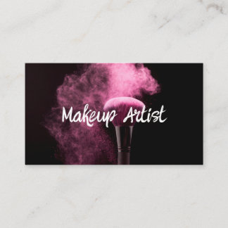 Carte De Visite Professional Makeup Artist 