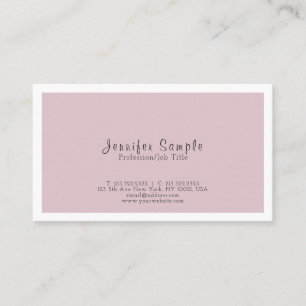 Carte De Visite Professional Modern Classy Design simple