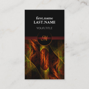 Carte De Visite Professional Modern Elegant Cool Jungle