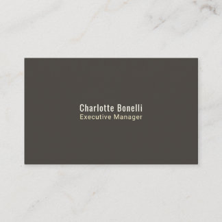 Carte De Visite Professional Modern Minimalist Plain 