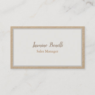 Carte De Visite Professional Modern Minimalist Premium Kraft