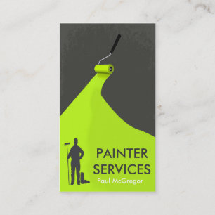Carte De Visite Professional Painter Business Card