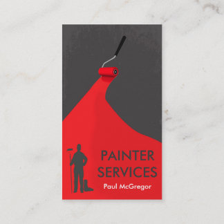 Carte De Visite Professional Painter Business Card