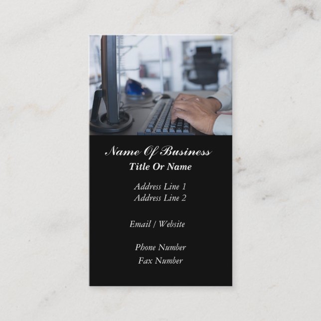 Carte de visite professionnel (Devant)