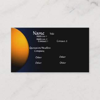 Carte de visite professionnel
