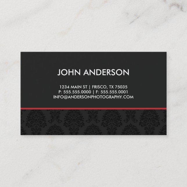 Carte de visite professionnel (Devant)