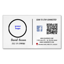 Carte de visite professionnel avec un objet modern