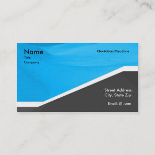 Carte De Visite Professionnel bleu gris