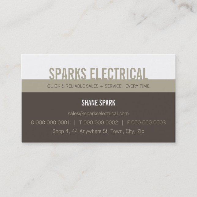 CARTE DE VISITE PROFESSIONNEL :: bold block2 11L (Devant)