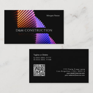Carte De Visite Professionnel, conception intelligente, code QR
