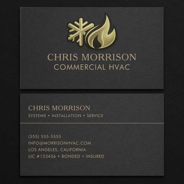 Carte De Visite Professionnel CVC Commercial (Créateur téléchargé)