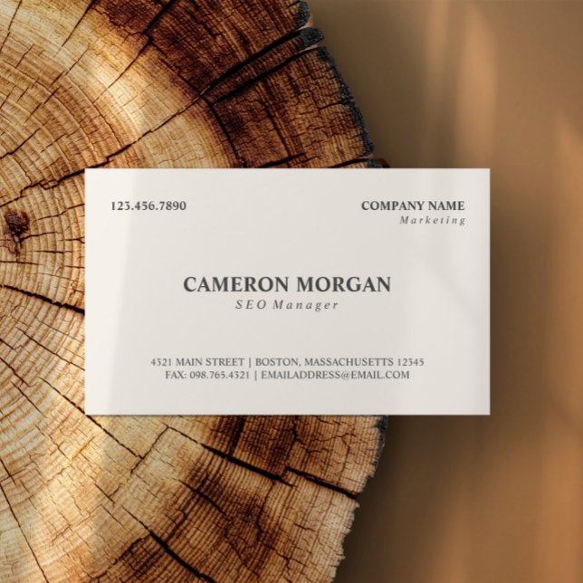 Carte De Visite Professionnel de base (Créateur téléchargé)