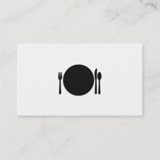 Carte de visite professionnel de chef