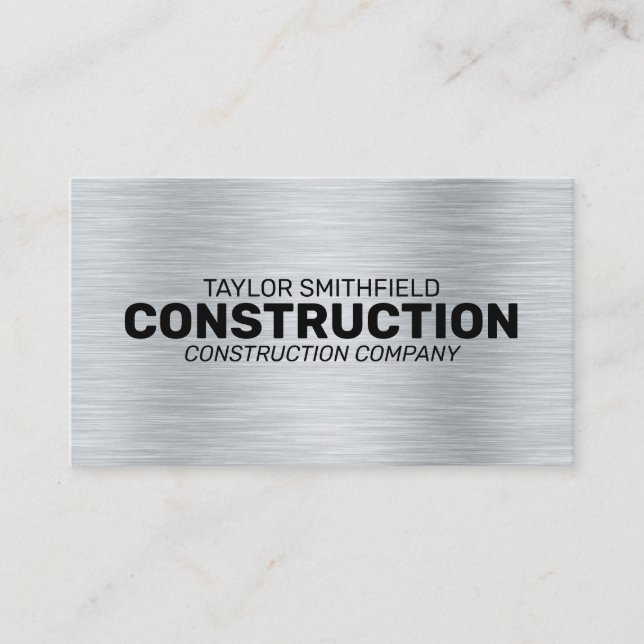 CARTE DE VISITE PROFESSIONNEL DE LA CONSTRUCTION M (Devant)